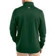 thumbnail image 2 of Men's-Cutter & Buck  Hunter Green Baylor Bears DryTec Traverse Stretch Eco Tri-Blend Quarter-Zip Pullover, 2 of 2