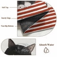 thumbnail image 6 of Runner Rug 2'x6', Cute Cats Washable Non-Slip Hallway Runner Rugs, Modern Abstract Ink Painting Red Striped Bedside Rugs Floor Mats Carpet Runners for Kitchen Bathroom Laundry Room, 6 of 8