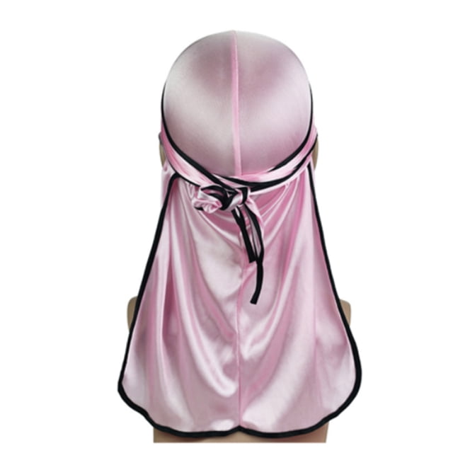 Tapa sedosa HABETHTWARD CON TAPA LARGA MODA ELASTICA FLEXIBLE AJUSTABLE PARA BIKERS HIP-HOP AMANTES DISEÑA DIARIO DE DECORACIÓN DIARIO PINTO BORDE NEGRO Eigraketly AP008480-13B