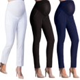thumbnail image 4 of Leggings de Maternité Élastiques pour Femmes Protection du Ventre Pantalon Crayon, 4 of 4
