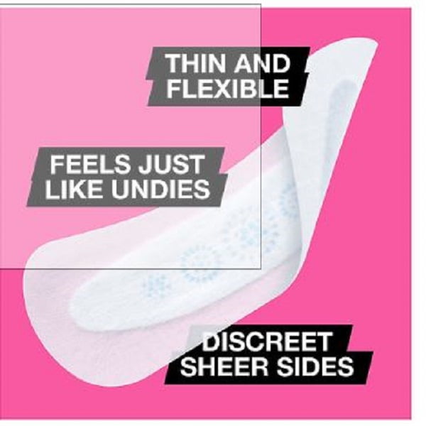 U by Kotex Barely There Liners, Thong, Light Absorbency, Unscented