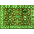 thumbnail image 1 of Ahgly Company Indoor Rectangle Geometric Green Traditional Area Rugs, 7' x 10', 1 of 1