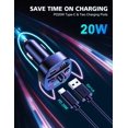 thumbnail image 2 of Transmisor FM Bluetooth RIWUSI Type-C 20W QC 3.0 Adaptador de coche, 2 of 6