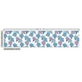 thumbnail image 3 of Ambesonne Flower Fabric by the Yard Upholstery, Bindweeds in Spring, 1 Yard, Blue Grey Mauve, 3 of 5