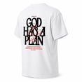 thumbnail image 5 of God Has a Plan Graphic T-Shirt, Adult Unisex Classic Fit Tee, 5 of 9
