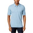 thumbnail image 2 of Weatherproof Mens Chalk Cotton Polo Shirt, Blue, XXX-Large, 2 of 2