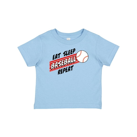 Inktastic Eat, Sleep, Baseball, Repeat Boys or Girls Baby T-Shirt