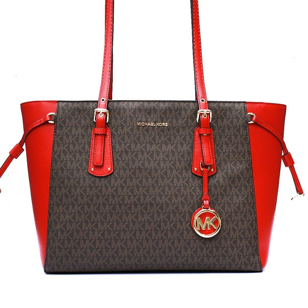 Michael kors voyager tote red sale