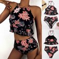 thumbnail image 2 of Lindreshi One Piece Swimsuits for Women Women Fashion Sexy Camisole Two-Piece Swimsuit Bathing Suit Bikini, 2 of 9