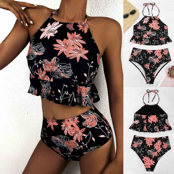 SDJMa Bikini Set Bandage Solid Brazilian Swimwear Women Fashion Solid Sexy Camisole Two-piece Swimsuit Bathing Suit Bikini