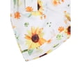 thumbnail image 6 of Kids Baby Girl Summer Outfit Cotton Pink Tank Crop Top Floral Shorts Bow Clothes 2pcs Set, 6 of 8