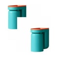 thumbnail image 1 of Oleegame 2PC Spoon And Lid Rest Toothbrush Rack Punch Light Luxury Mouthwash Cup Brushing Cup Wall Mounted Bathroom Storage Box Couple Tooth Cylinder Green, 1 of 8