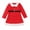 Red, variant on Odeerbi Christmas Dresses For Girls Autumn Winter 2025 Long Sleeve Splicing Children's Dress Cos Santa Claus Red