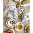 thumbnail image 4 of Pink Grey Abstract Kitchen Dish Towels for Drying Dishes Set of 2, Modern Minimalist Smear Art Waffle Weave Microfiber Hand Tea Bathroom Towels Quick Dry & Absorbent Towel 15.7x23.6, 4 of 7