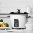 thumbnail image 4 of Starfrit 3-Cups Uncooked/6-Cups Cooked 300-Watt Electric Rice Cooker with Ceramic Coating, White, 024734-001-0000, 4 of 10