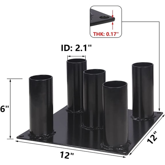 Barbell Holder Floor Stand Vertical, Corner Weight Bar Storage Rack for Home Gym