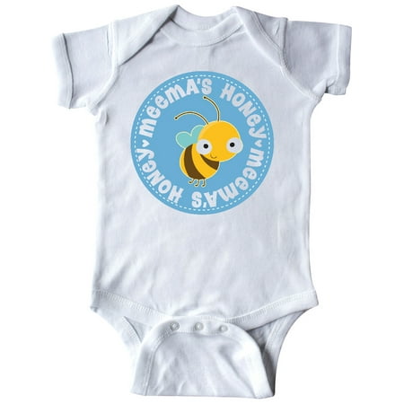 

Inktastic Meema Honey Bee Grandkids Gift Baby Boy or Baby Girl Bodysuit