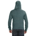 thumbnail image 3 of J America Adult Triblend Full-Zip Fleece Hood - JA8872, 3 of 4