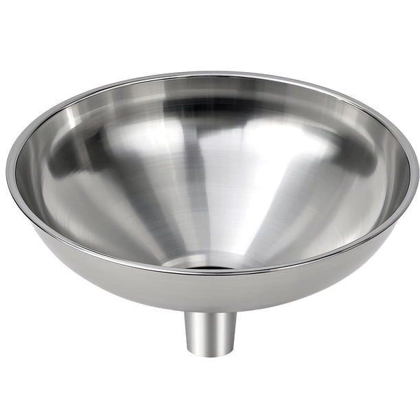 Embudo de Cocina Nomatox Acero Inoxidable sin Costuras para Uso en Transferencia de Líquidos y Polvo