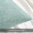 thumbnail image 3 of Pack of 2 Aqua Green Decorative Pillow Covers 20x20 Inch Soft Chenille Couch Spring Throw Pillows Farmhouse Cushion Covers for Home Decor Sofa Bedroom Living Room, 3 of 6