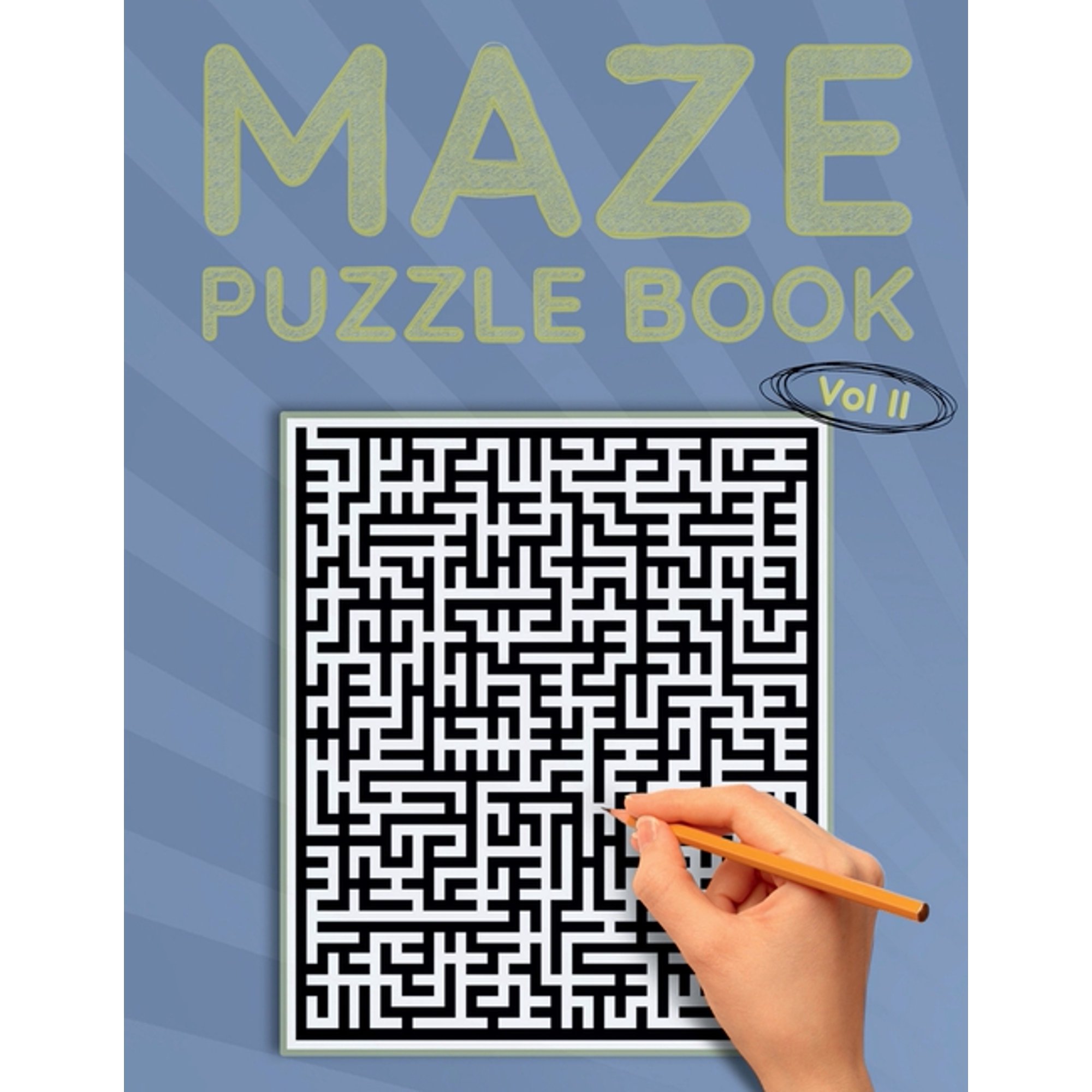 Maze Puzzle Book, Vol II: Classic Simple Mazes, 80 Medium Difficulty Puzzles to Solve, Great for Kids, Teens, Adults & S, (Paperback)