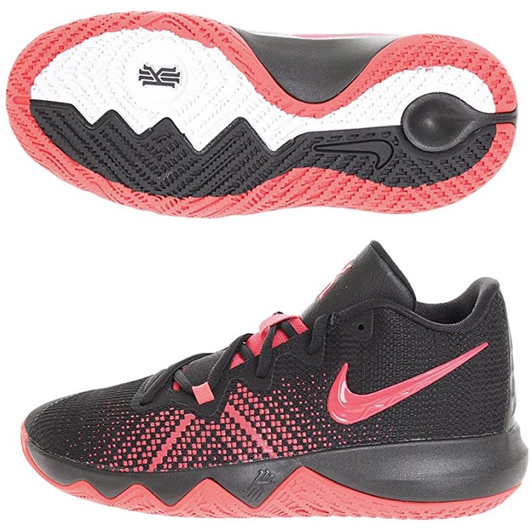 Nike Boy's Kyrie Flytrap Basketball Shoe, Black/Red Orbit, 6 M US Big Kid