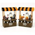 thumbnail image 2 of Halloween Ghost Coffee Bar Figurine, Resin Mini Freshly Boo'd Coffee Cart Tabletop Statue, Spooky Cute Desktop Decor for Home Kitchen Shelf Mantel Halloween Party, 2 of 7