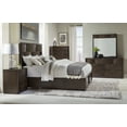 thumbnail image 3 of Belani Wood Panel Bed Set, King Bed, Dresser, Mirror, Nightstand, Chest, Espresso, 3 of 15