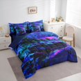 thumbnail image 2 of Manfei Race Car 7pcs Queen Bedding,Colourful Sky Bedding Comforter Set Queen,Navy Blue Reversible, 2 of 7