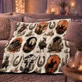 thumbnail image 6 of Rustic Western Cowboy Desert Sunset Horse Collage Vintage, Rustic Farmhouse Horse Scene, Warm Flannel Blanket for Ranch House and Living Room, Horse Lovers Housewarming Gift, Rustic Home Decor, 6 of 9
