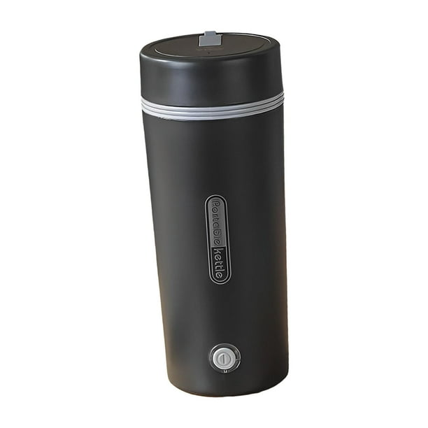 Hervidor de agua caliente eléctrico portátil Hervidor eléctrico Hervidor de té eléctrico para agua Negro