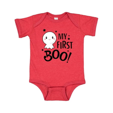 

Inktastic My 1st Boo with Cute Ghost Gift Baby Boy or Baby Girl Bodysuit