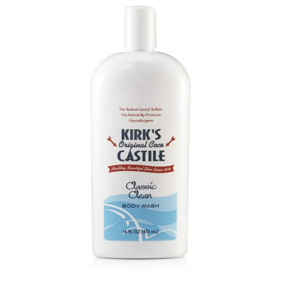 Kirk's Natural Classic Clean Body Wash, 16 Oz