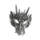 thumbnail image 5 of Máscara de cosplay de dragón, accesorios novedosos, máscara de media cara para fiesta, máscara de tocado de animal para Dorado, 5 of 9