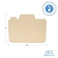 thumbnail image 4 of Camera Cutouts 9 x 12-inch, Pack of 50 Wood Door Hanger Blanks, Wooden Crafts to Paint, Wooden Cutouts for Crafts, by Woodpeckers, 4 of 6