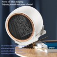 thumbnail image 3 of 1200w Ceramic Fan Heater, Portable Electric Space Heater With Overheat Protection Low Energy Silent, 3 of 5
