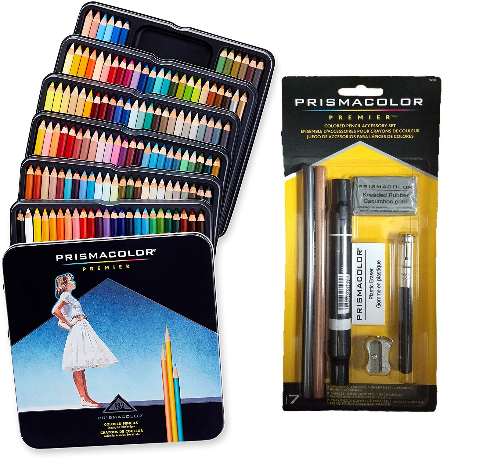 .com : Prismacolor Premier Soft Core Colored Pencils, 132 Colored  Pencils (4484) : Wood Colored Pencils :…