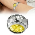 thumbnail image 2 of kjfeif Montre Bague Colorée avec Couvercle Rabattable Cadran Ovale Élastique en Acier Inoxydable Montre pour Femme Bague pour Doigt Anniversaire Accessoires de Mode pour Femmes Adolescentes Lac Bande Élastique Confortable pour la Mode, 2 of 9