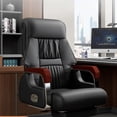 thumbnail image 3 of Boss Work Office Chair Swivel Recliner Computer Home Office Chair Conference Pulley Silla Escritorio Salon Furniture QF50BG My Lux Decor Round, 3 of 30