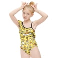 thumbnail image 4 of Gudetama Girls One Piece Swimsuits Hawaiian Ruffle Swimwear Beach Bathing Suit Outfits, 4 of 7