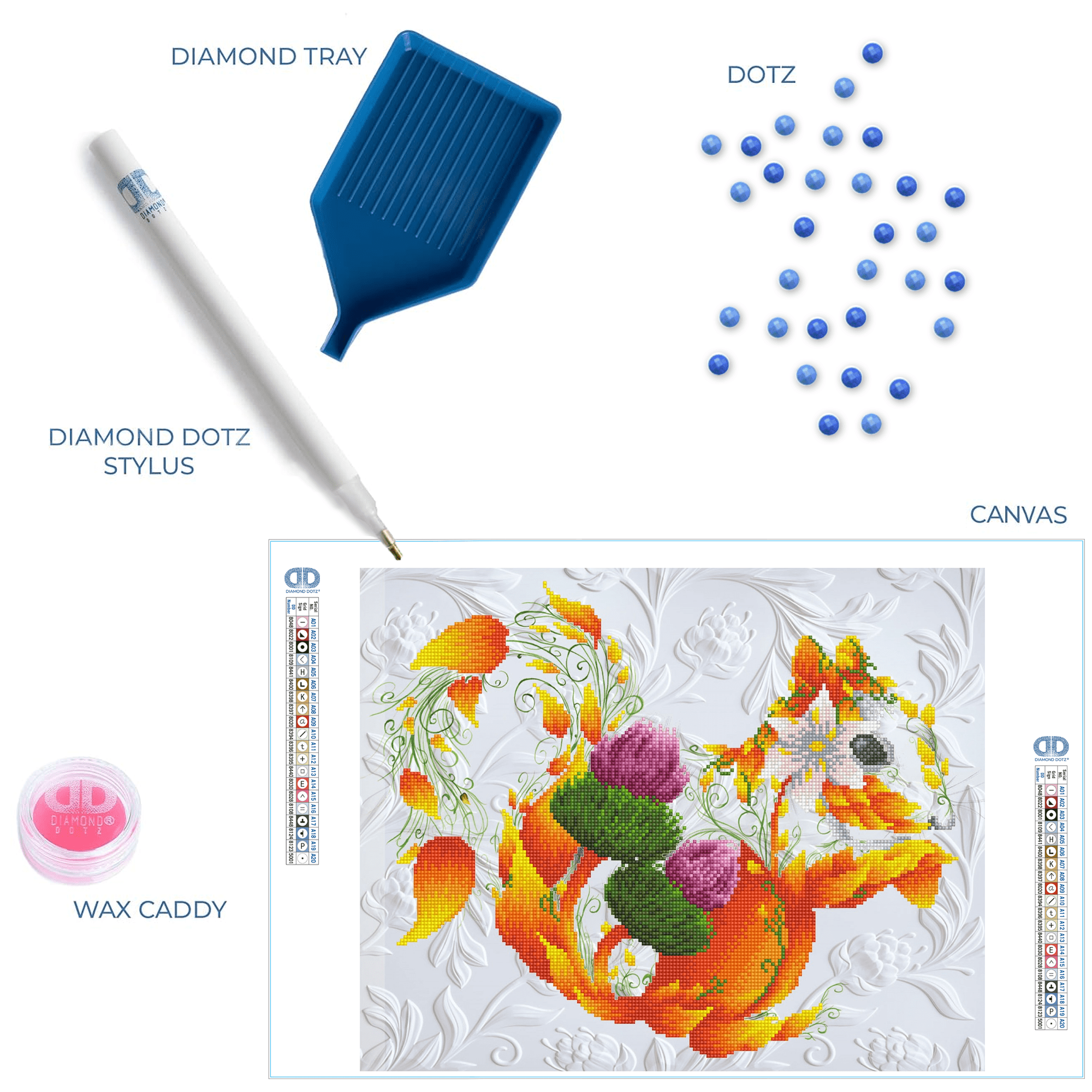 Diamond Dotz Scotch Squirrel Animal Diamond Painting Kits for Adults - Diamond Art Kits a Relaxing Creative Craft Kit with Dotz Gems  16.5"x20.5"