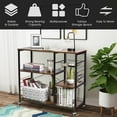 thumbnail image 6 of Yardi Yard Rolling Industrial Kitchen Baker’s Storage Shelf, Bakers Rack Kitchen Storage Shelf for Spices, Pots, and Pans, 6 of 8