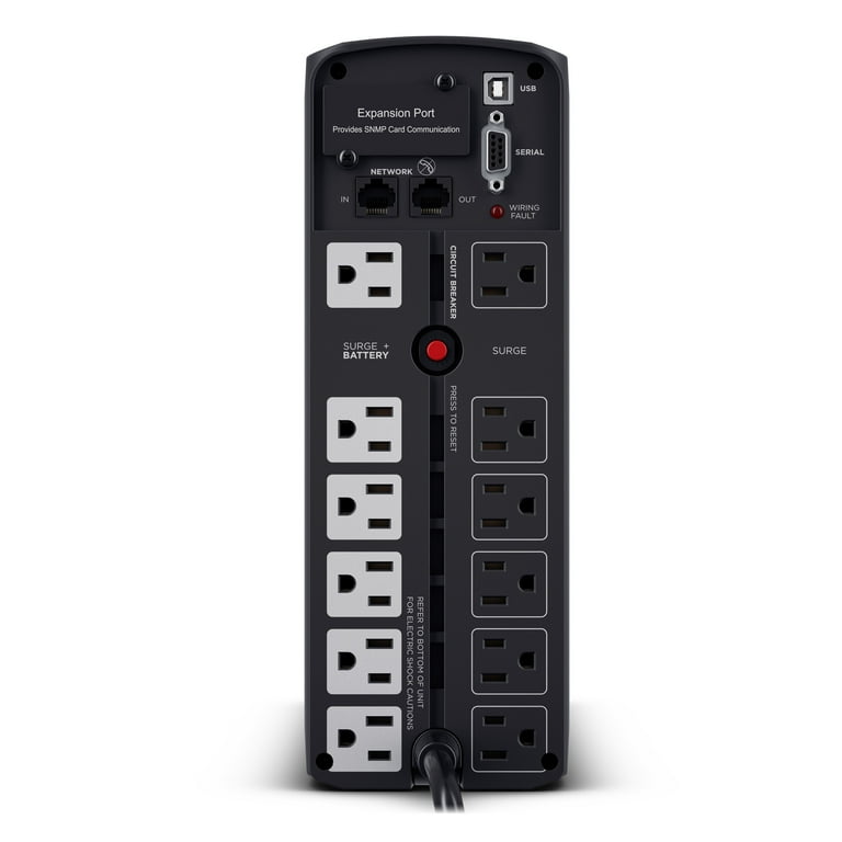 CyberPower Surge Protector Power Supply - 1500VA/1000W UPS System