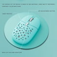 thumbnail image 3 of Clavier et Souris, Souris pour Ordinateur Portable 2,4 g 3 DPI, Clavier de Jeu Mécanique Style Machine à Écrire Rétro à Touches Rondes Colorées, avec Pavé Numérique, pour Bureau, Jeux, 3 of 8