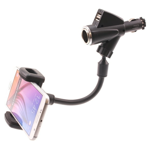 Charger Car Mount for Motorola Moto G Pure/Power (2022)/5G Phones- Holder DC Socket USB Port Cradle X8Q