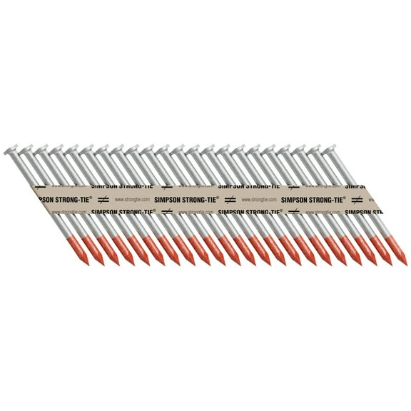 Simpson Strong-Tie N10DHDGPT2500 Strong-Drive 33 SCN Smooth-Shank Connector Nail 2-1/2 in. x .148 in. HDG 2500-Qty