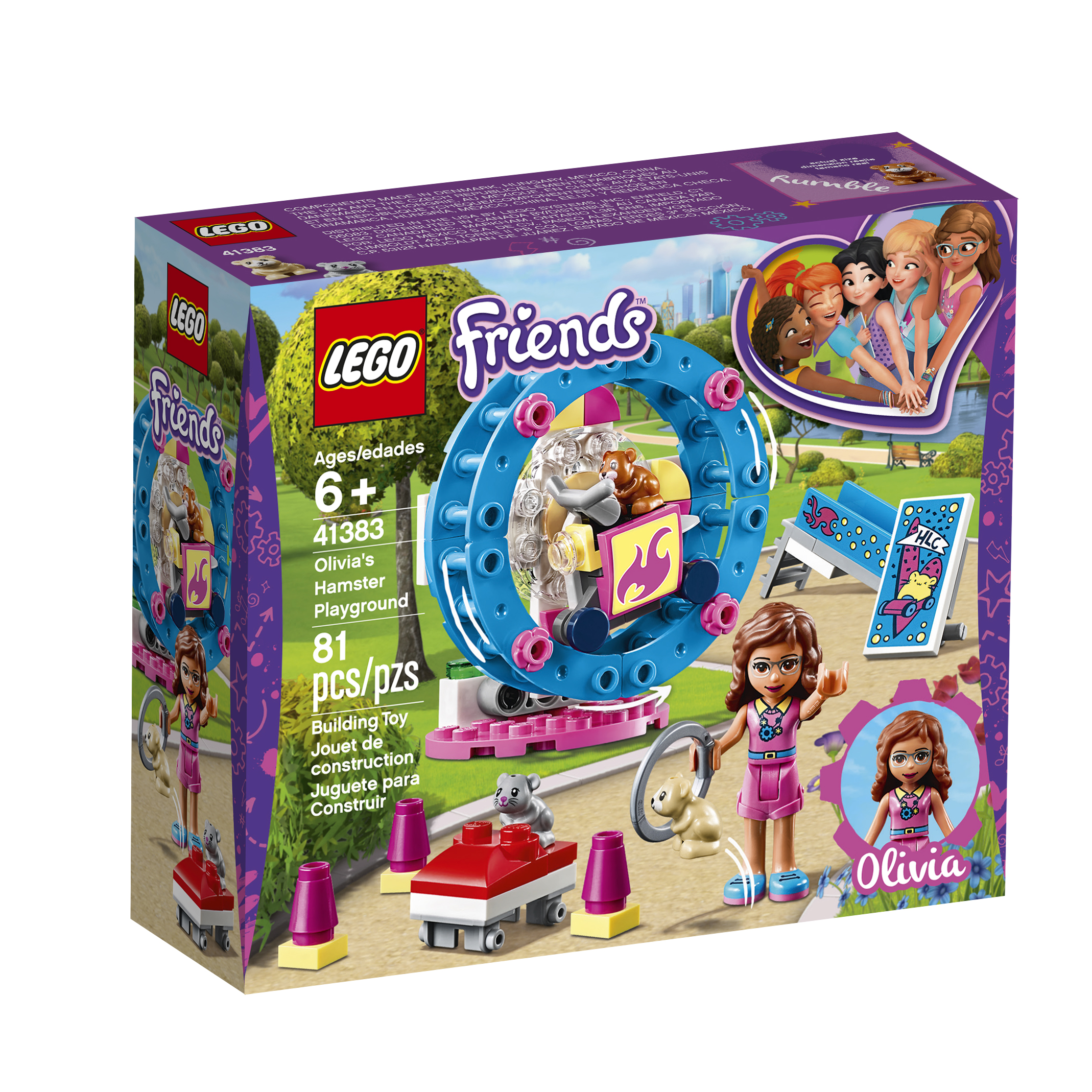 LEGO Friends Olivia's Hamster Playground 41383 9 (81 Pieces) - image 5 of 8