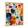 thumbnail image 2 of Designart "Mid Century Geometric Shapes in Colorful Display I" Geometric Framed Wall Art - Modern Colorful Abstract Geometric Bedroom Framed Canvas Wall Art, 2 of 6