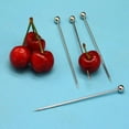 thumbnail image 5 of Wisremt Metal Cocktail Picks, 20PCS 4.3Inch Stainless Steel Cocktail Picks, Reusable Metal Appetizer Picks for Drink Skewers Bloody Mary Martini Olives Fruits, 5 of 6