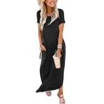 thumbnail image 2 of Vestido ANRABESS, casual, holgado, holgado, dividido, maxi beach, 2 of 6